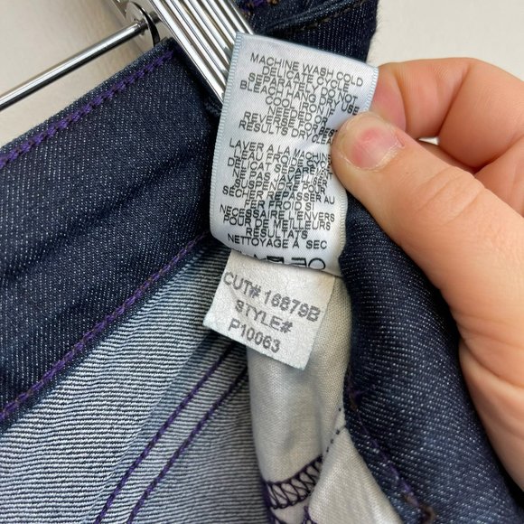 NYDJ Hayden Mid Rise Straight Leg Jeans Dark Wash Women's Size 6 Petite - Picture 9 of 13